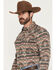 Image #2 - Cody James Men's Ironwood Southwestern Long Sleeve Snap Flannel Shirt - Big, Brown, hi-res