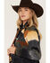 Image #2 - Wrangler Women's Hay Away Running Horse Print Snap Sherpa Jacket, Black, hi-res