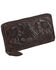 STS Ranchwear By Carroll Women's Brown Westward Ladies Bifold Wallet, Chocolate, hi-res