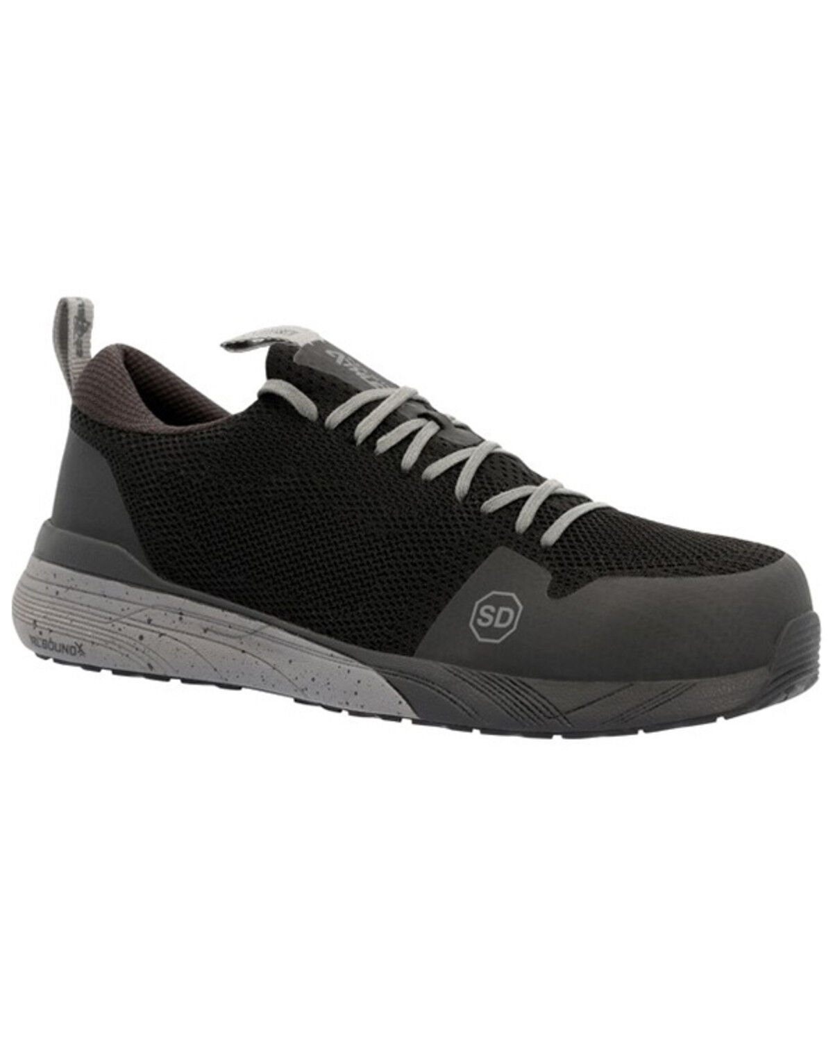 Image #1 - Rocky Men's Industrial Athletix 4" Lace-Up Work Shoe - Composite Toe, Black, hi-res