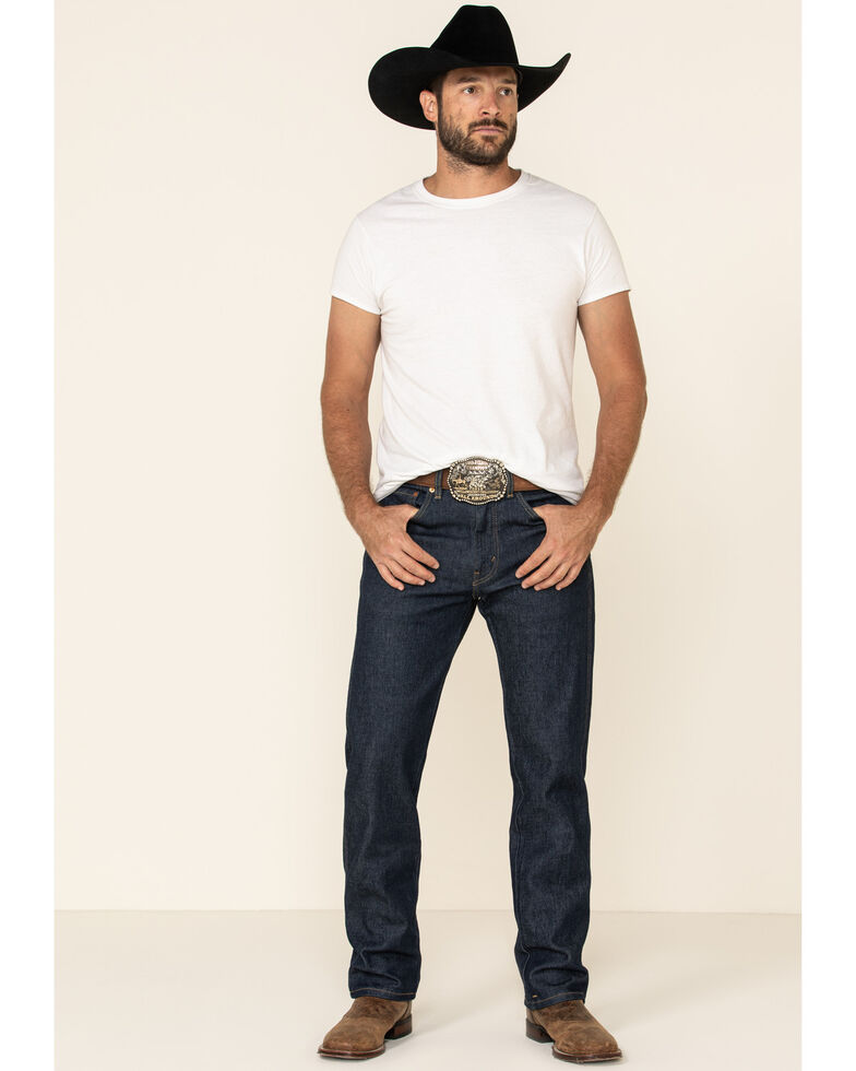 Levi's Men's On That Mountain Dark Stretch Regular Straight Leg Jeans , Blue, hi-res