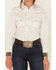 Rough Stock by Panhandle Women's Long Sleeve Snap Western Shirt, Cream, hi-res