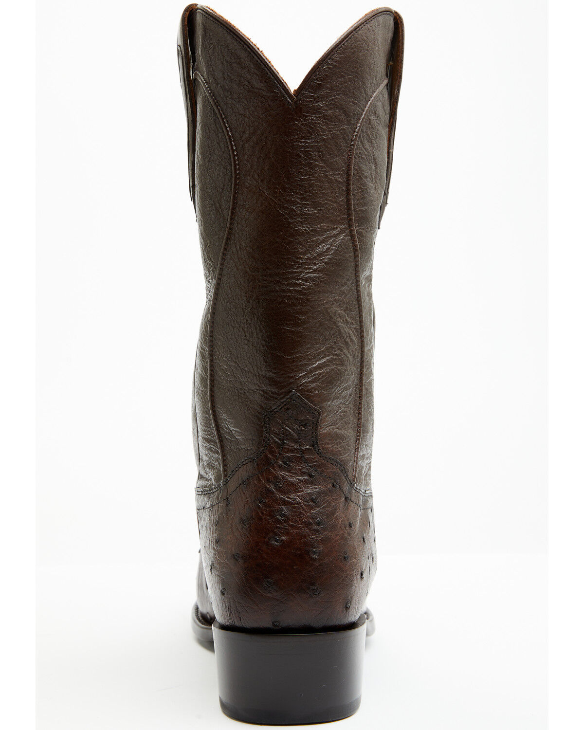 Image #5 - Cody James Black 1978® Men's Chapman Exotic Full-Quill Ostrich Western Boots - Round Toe, Brown, hi-res