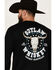 Image #4 - Cowboy Hardware Men's Outlaw Whiskey Long Sleeve Graphic T-Shirt, Black, hi-res