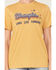 Wrangler Women's Long Live Cowboys Desert Graphic Tee, Mustard, hi-res