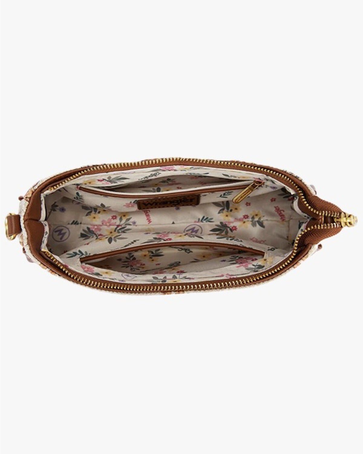 Image #2 - Wrangler Women's Rodeo Icons Western Baguette Shoulder Bag, Tan, hi-res