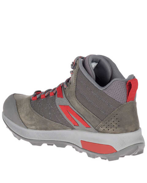 Image #3 - Merrell Men's Zion Waterproof Hiking Boots - Soft Toe, Grey, hi-res