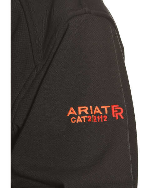 Image #4 - Ariat Men's FR Work Jacket, Black, hi-res