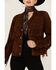 Image #3 - Scully Women's Caf&eacute; Brown Suede Fringe Jacket, Brown, hi-res