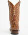 Cody James Men's Exotic Caiman Tail Western Boots - Broad Square Toe , Brown, hi-res