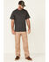 Image #2 - Hawx Men's Solid Charcoal Forge Short Sleeve Work Pocket T-Shirt - Tall, Charcoal, hi-res