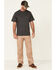 Image #2 - Hawx Men's Solid Charcoal Forge Short Sleeve Work Pocket T-Shirt - Tall , Charcoal, hi-res