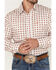 Image #3 - Panhandle Select Men's Southwestern Print Long Sleeve Shirt, Maroon, hi-res