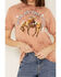 Image #3 - American Highway Women's Wild As The Wind Tie Dye Short Sleeve Graphic Tee, Mauve, hi-res