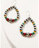 Image #2 - Paige Wallace Women's Navajo Pearl Loop Earring, Multi, hi-res