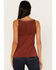 Image #4 - Idyllwind Women's Songstress Embroidered Fringe Tank Top, Brandy Brown, hi-res