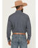 Image #4 - Cinch Men's Floral Print Long Sleeve Button-Down Western Shirt, Navy, hi-res