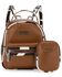 Image #1 - Wrangler Cow Print Mini Backpack, Brown, hi-res