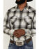 Image #3 - Flag & Anthem Men's Desert Son Gilbert Vintage Large Plaid Print Long Sleeve Snap Western Shirt , Black, hi-res