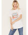 Image #1 - Wrangler Women's Boot Barn Exclusive Take Me To The Desert Short Sleeve Graphic Tee, Ivory, hi-res
