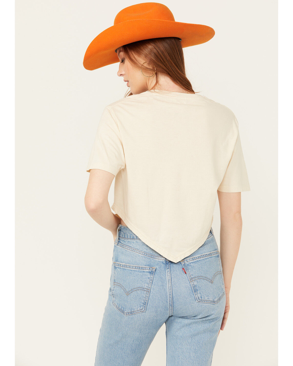 Image #4 - American Highway Women's Desert Road Trip Hanky Hem Short Sleeve Graphic Tee, Cream, hi-res