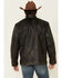 Image #4 - Cripple Creek Men's Antique Black Lamb Nappa Leather Jacket , Black, hi-res