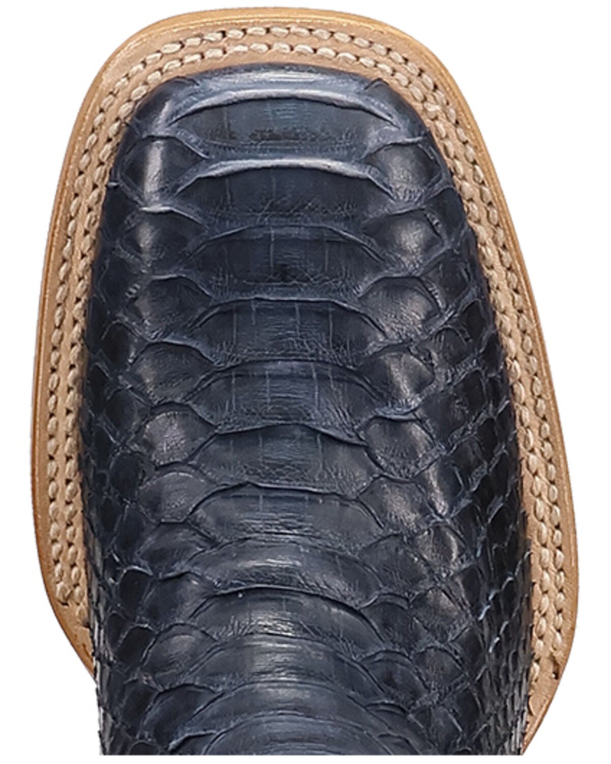 Image #6 - Dan Post Women's Penny Exotic Python Western Boots - Broad Square Toe, Blue, hi-res