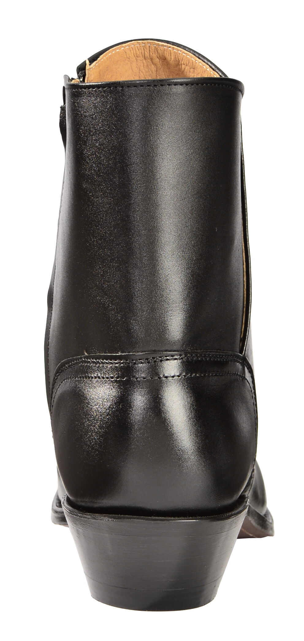 mens black ankle boots with zip