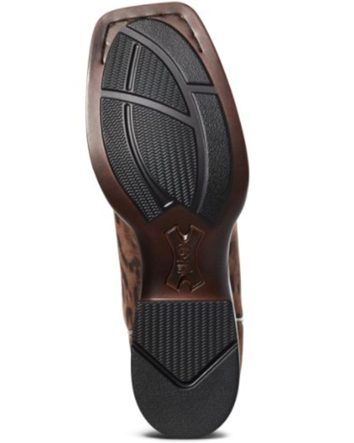 Image #6 - Ariat Women's Leopard Primetime Western Performance Boots - Broad Square Toe, Brown, hi-res