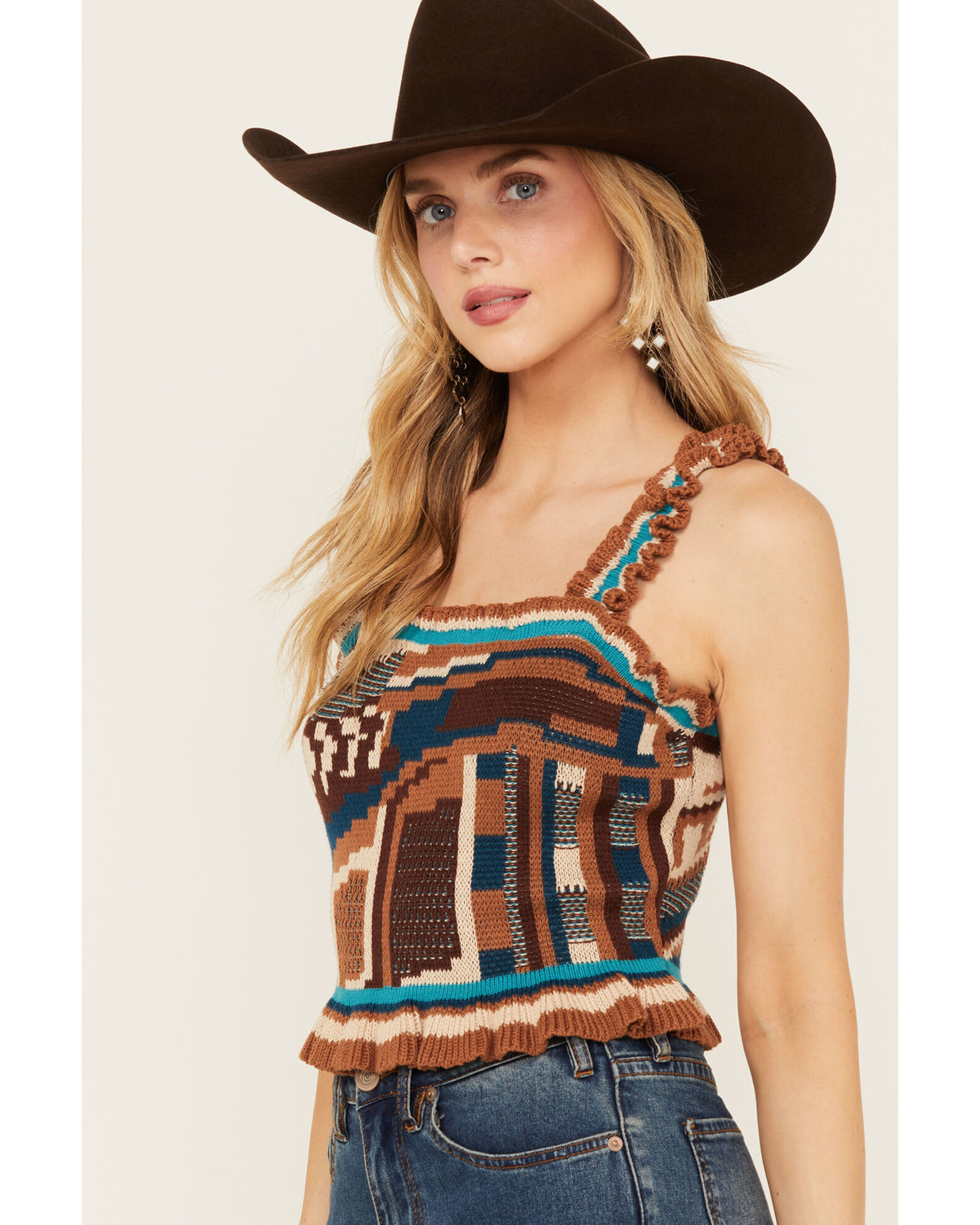Product Name: Shyanne Women's Crochet Sweater Tank