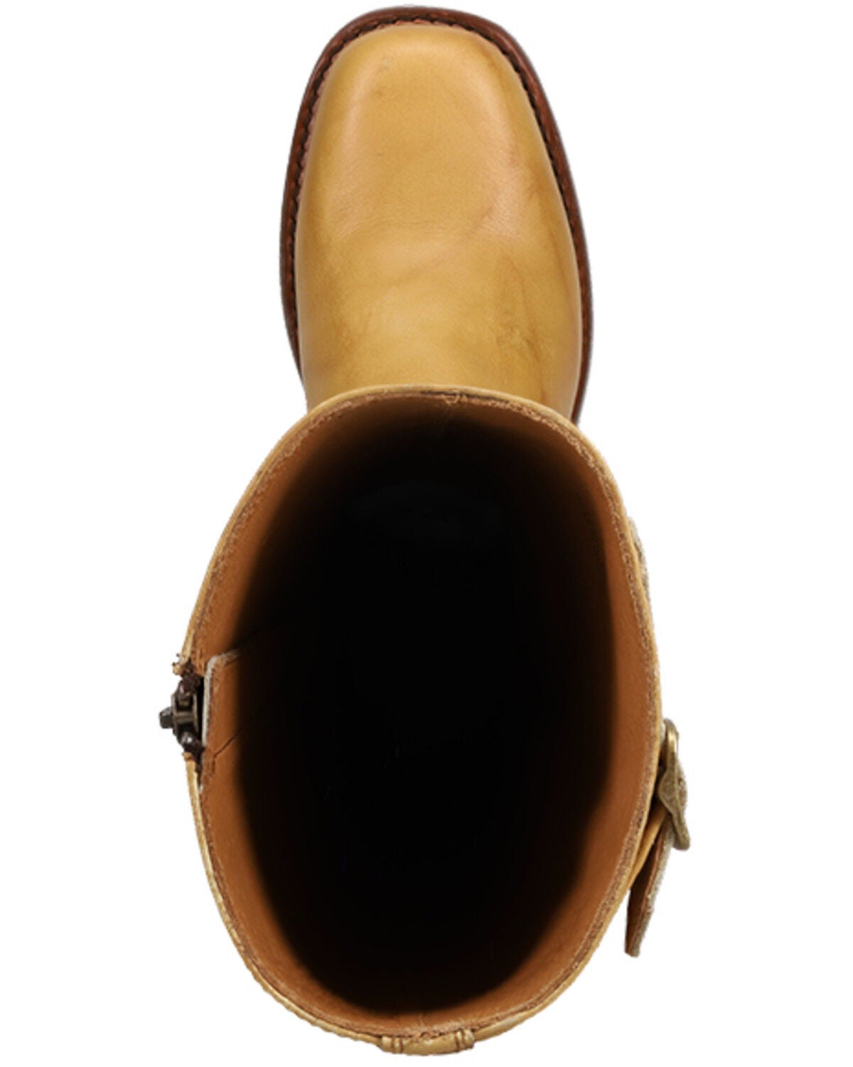 Image #6 - Frye Women's Campus Low Heel Tall Riding Boots - Round Toe, Mustard, hi-res