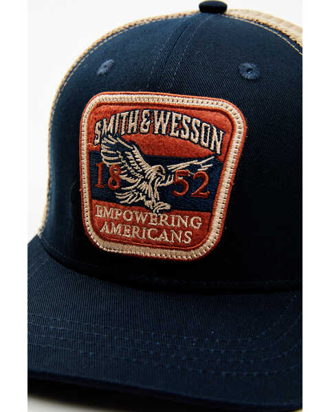 Image #2 - Smith & Wesson Navy Eagle Patch Snapback Baseball Cap, Navy, hi-res