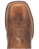 Dan Post Men's Waxy Brown Western Boots - Broad Square Toe, Brown, hi-res