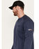 Image #3 - Ariat Men's Rebar FR Air Refinery Henley Long Sleeve Work Shirt - Tall, Navy, hi-res