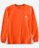 Image #3 - Carhartt Men's Force&reg; Relaxed Hi-Vis Long Sleeve Work T-Shirt, Bright Orange, hi-res