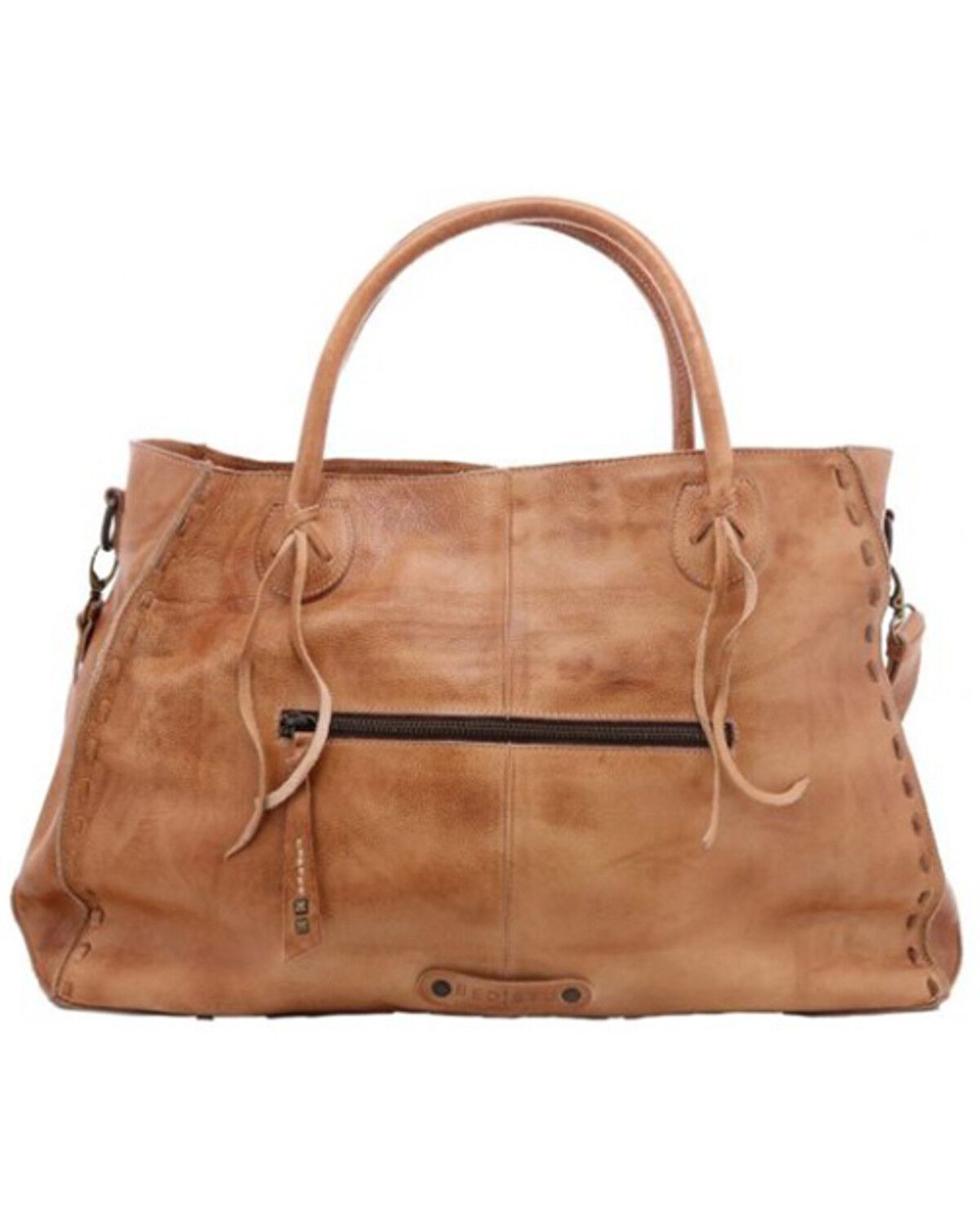 Image #2 - Bed Stu Women's Rockaway Tan Rustic Convertible Travel Bag, Tan, hi-res