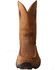 Image #5 - Twisted X Men's 11" Pull On Waterproof Work Boots - Moc Toe, Brown, hi-res