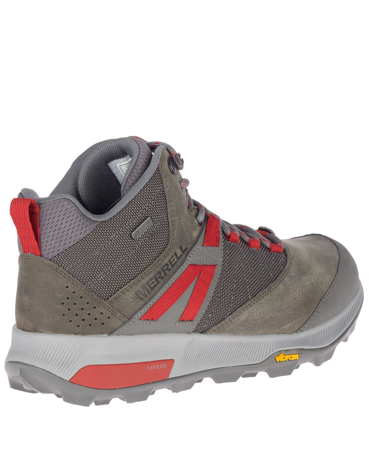 Image #2 - Merrell Men's Zion Waterproof Hiking Boots - Soft Toe, Grey, hi-res