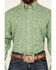 Image #3 - Wrangler Men's Paisley Print Long Sleeve Button-Down Western Shirt, Green, hi-res