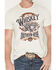 Image #3 - Cody James Men's American Whiskey Short Sleeve Graphic T-Shirt, Cream, hi-res