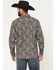 Image #4 - Moonshine Spirit&reg; Men's High Strung Paisley Print Long Sleeve Snap Western Shirt, Dark Brown, hi-res