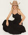 Image #2 - Idyllwind Women's Deaderick Lace Trim Sleeveless Midi Dress, Black, hi-res