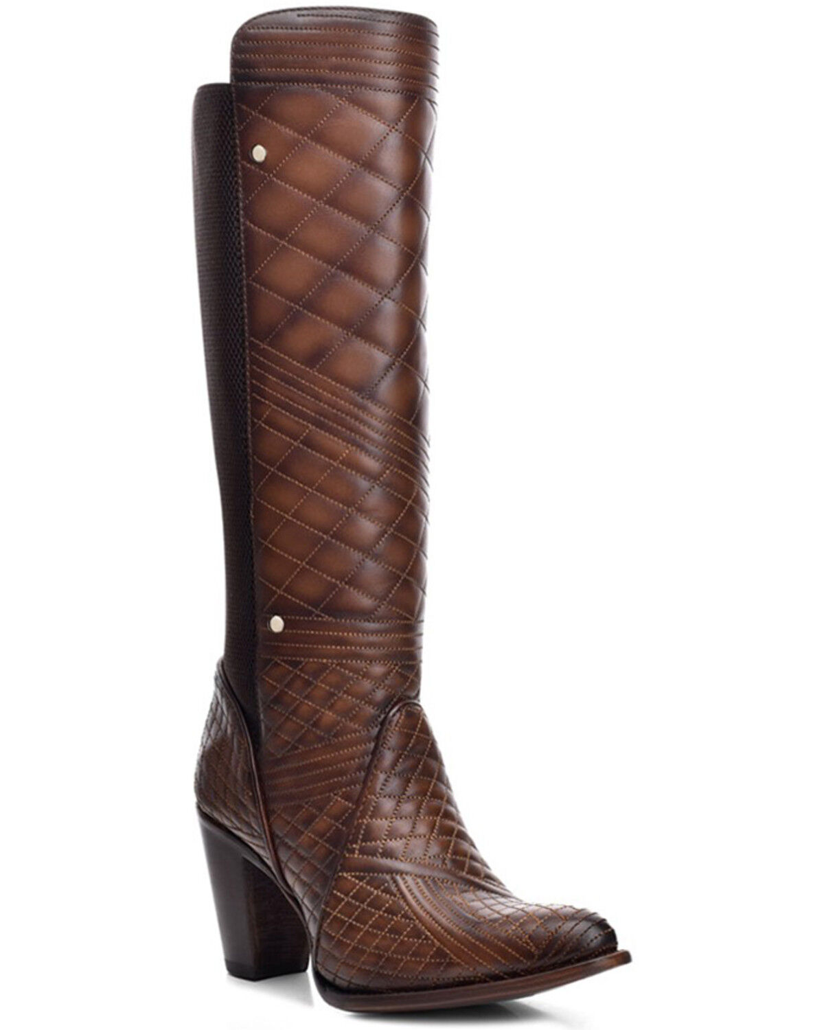 Image #1 - Cuadra Women's Tall Western Boots - Round Toe, , hi-res