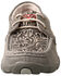 Image #5 - Twisted X Women's Tooled Boat Shoes - Moc Toe, Grey, hi-res