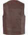 Image #2 - Milwaukee Leather Men's Western Plain Side Vest - Big 4X , , hi-res