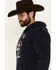 Moonshine Spirit Men's Tequila Life Hooded Sweatshirt, Navy, hi-res