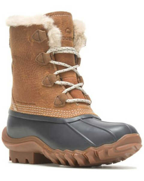 Image #1 - Wolverine Women's Torrent Faux-Fur Tall Duck Boots- Round Toe, Brown, hi-res