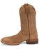 Image #3 - Justin Men's Rancho Western Boots - Broad Square Toe, Tan, hi-res