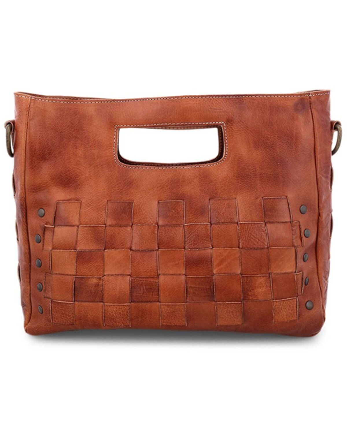 Image #2 - Bed Stu Women's Orchid Dip Dye Crossbody Handbag, Cognac, hi-res
