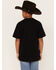 Image #4 - Cody James Boys' Americana Logo Short Sleeve Graphic T-Shirt , Black, hi-res
